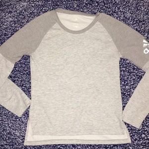 Girls Adidas Long Sleeve Tee
